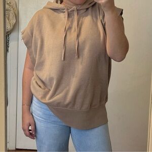 Zara brown hoodie size large